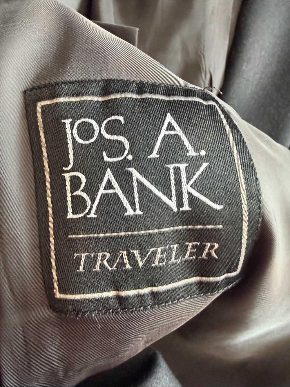 Jos. A. Bank Traveler Collection Tailored Fit Black Wool Blazer Career 44R/38W - Picture 8 of 10